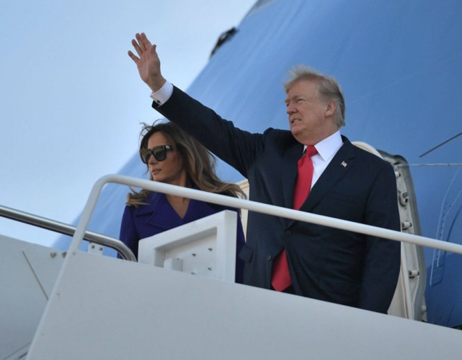 Tổng thống Donald Trump rời nước Mỹ, bắt đầu công du châu Á